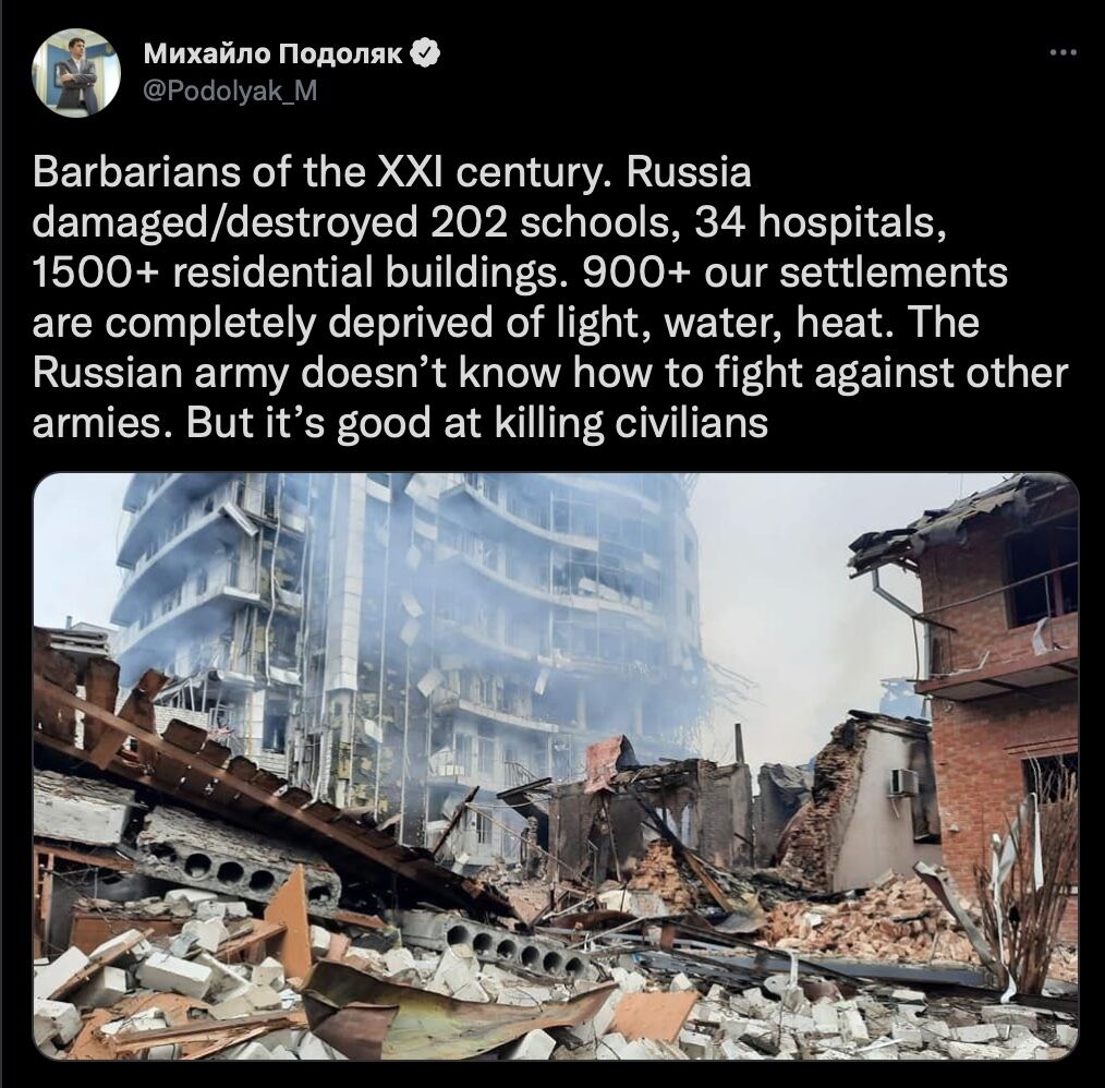 Росіяни – варвари XXI століття
