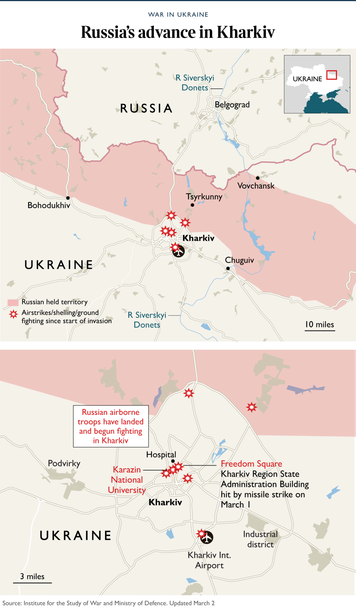 "Обстріли і рев реактивних двигунів трясуть вікна": The Times показав жахливу ціну вторгнення РФ в Україну. Фото