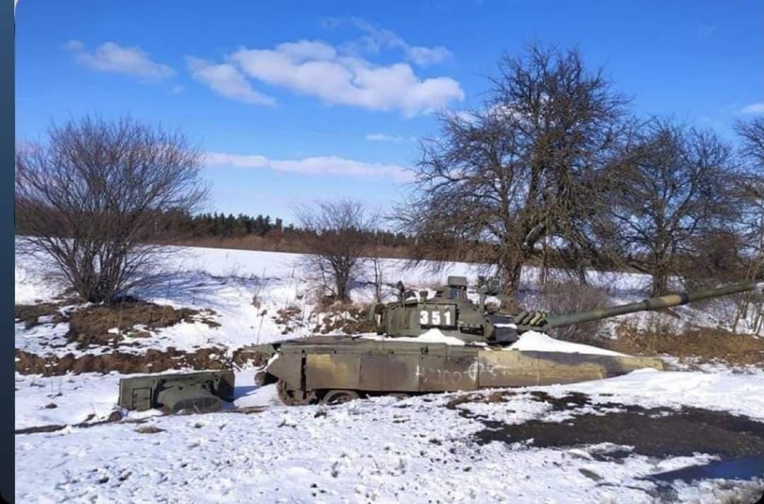 Знищена техніка окупантів.