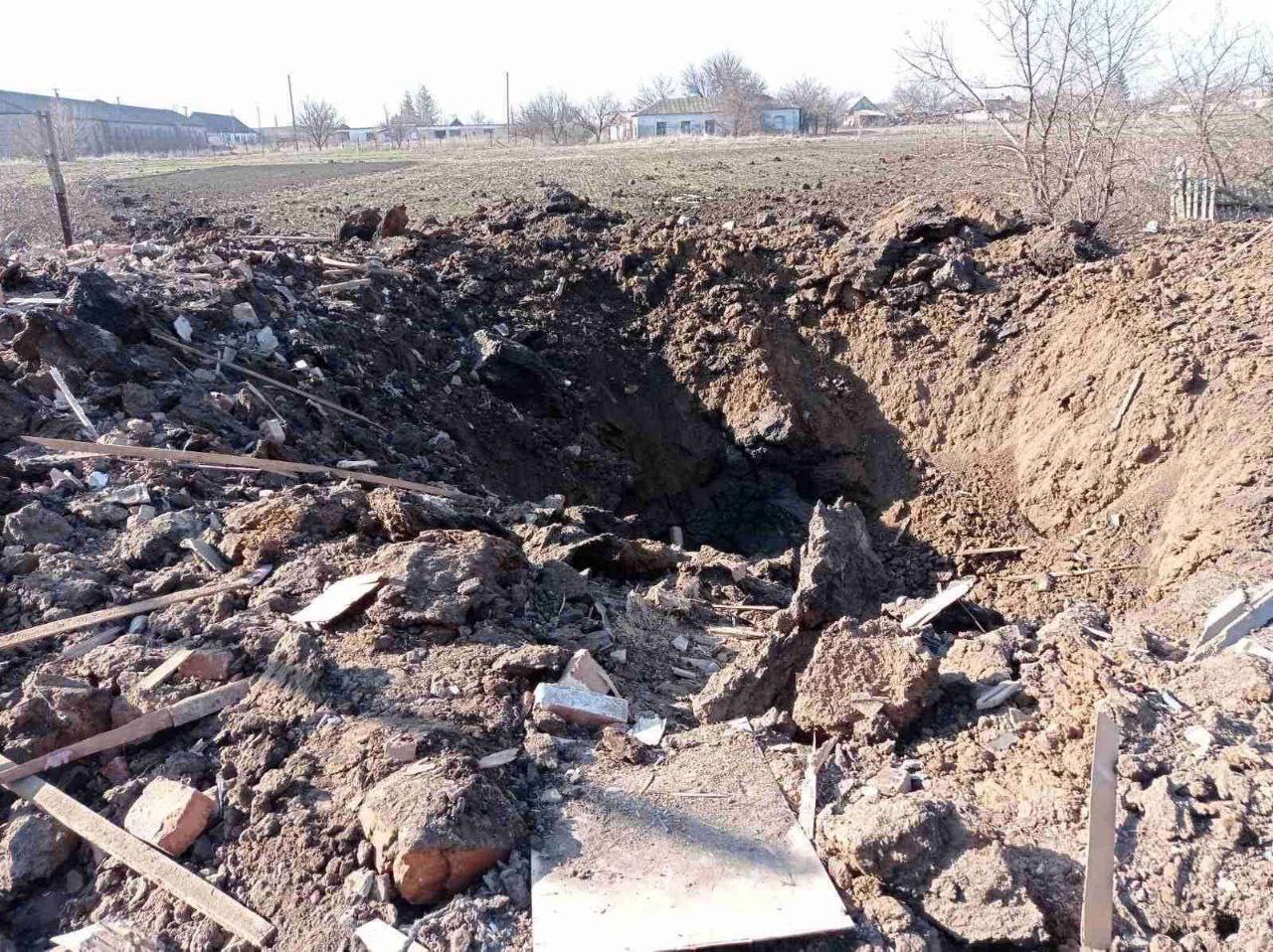 Ракета окупантів влучила в туалет на городі.