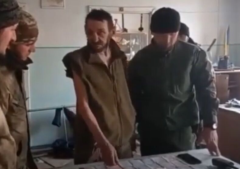 Окупанти намагалися видати бомжа за полоненого українського військового.