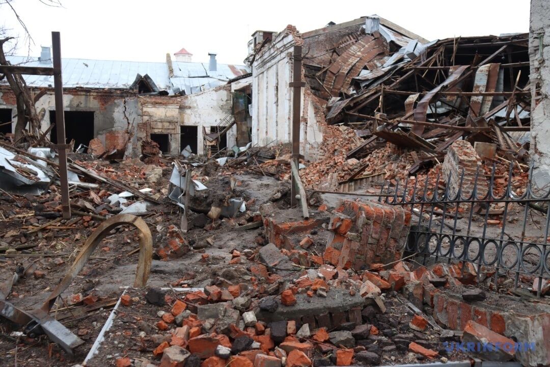 Чернигов получил значительные разрушения