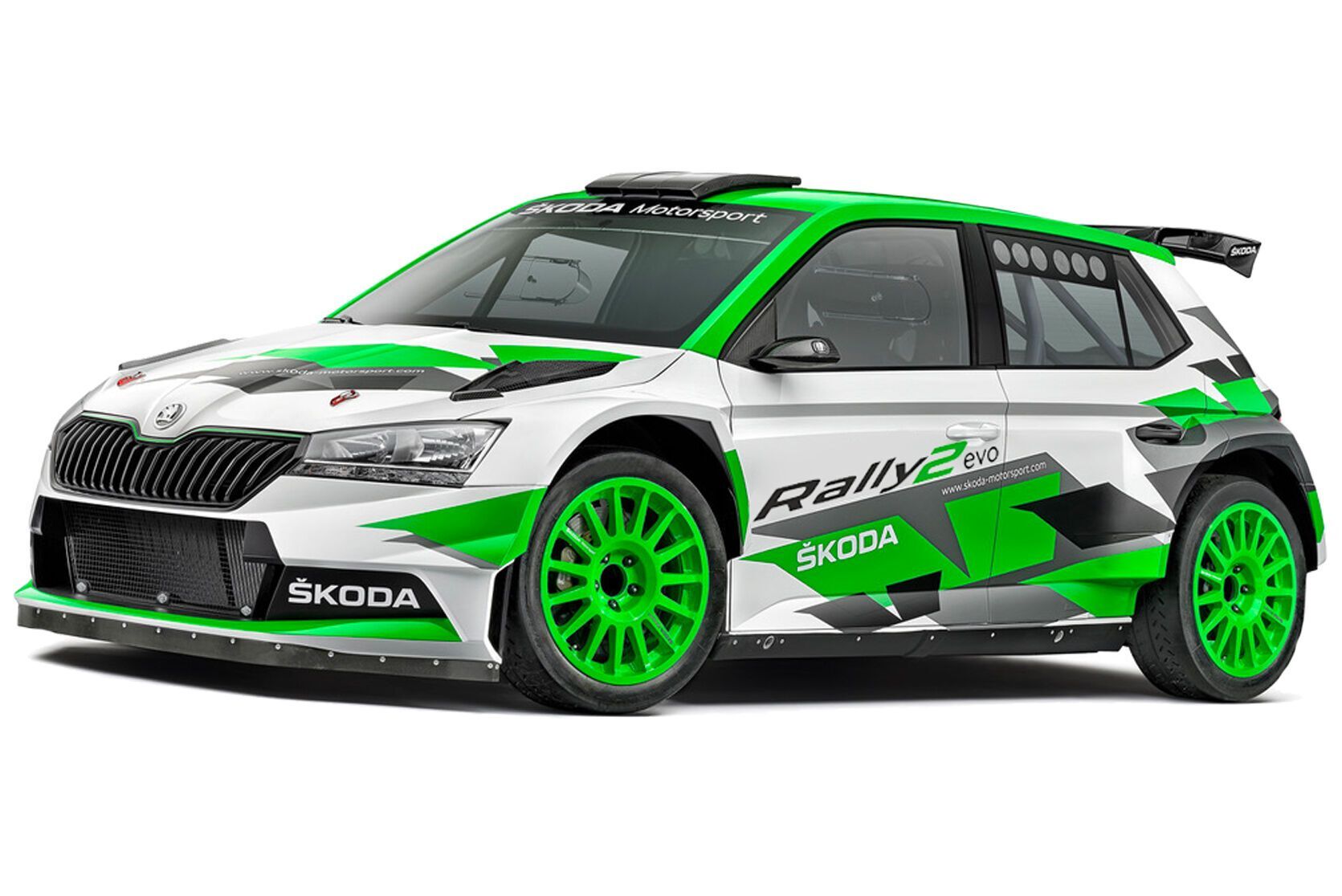Skoda Fabia Rally2 evo модернизировали в 2021 году