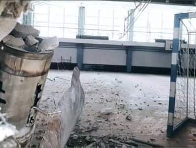 Оккупанты разрушили здание школы