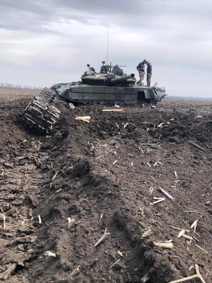 Знищений ворожий танк