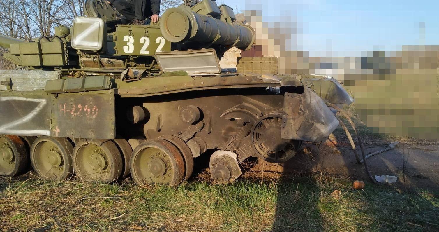 Захоплений Т-80БВ