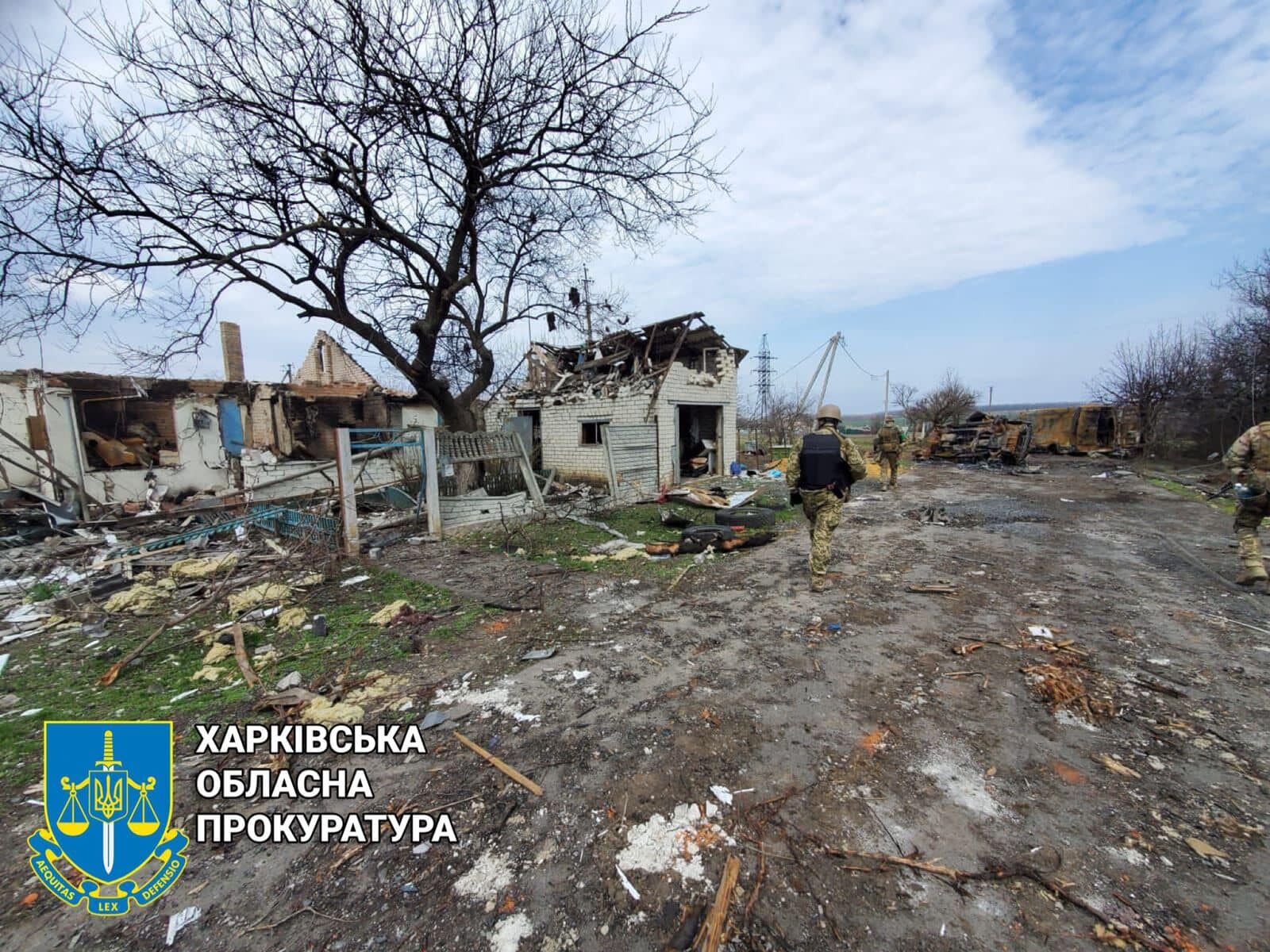 В селе разрушены жилые дома и инфраструктура