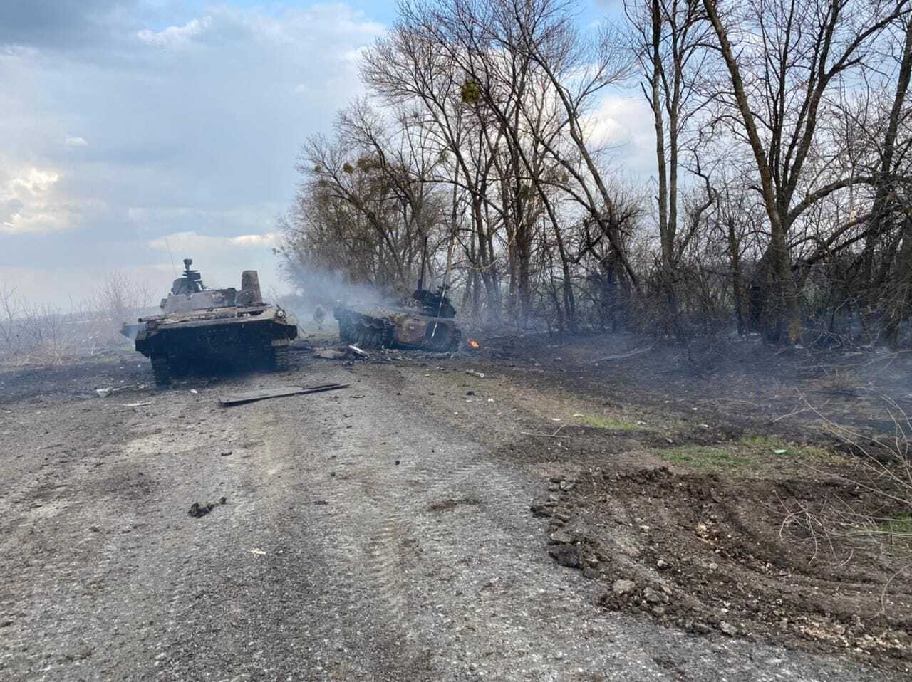 Українські військові знищили окупантів разом із їхньою технікою