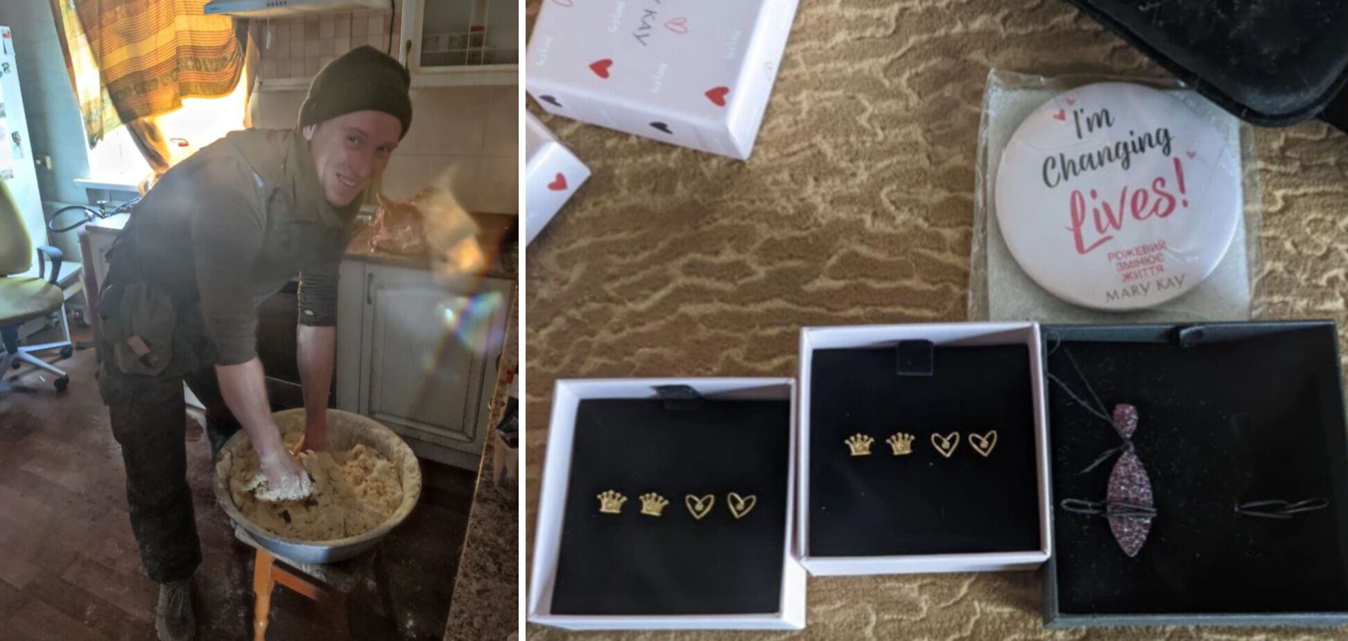Попов позировал на кухне захваченного дома и присылал девушке фото украинской косметики