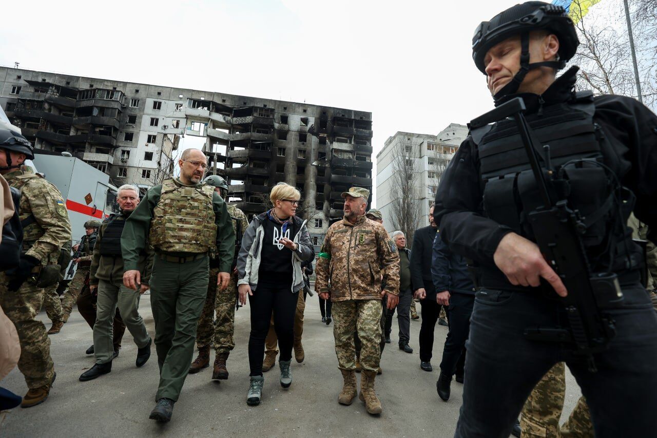 В Бородянке почти не осталось целых домов.