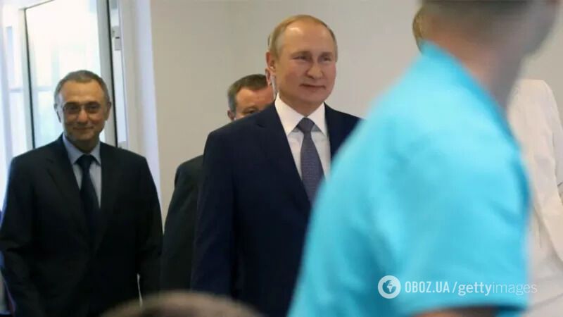 Сулейман Керимов и Владимир Путин в 2019 году