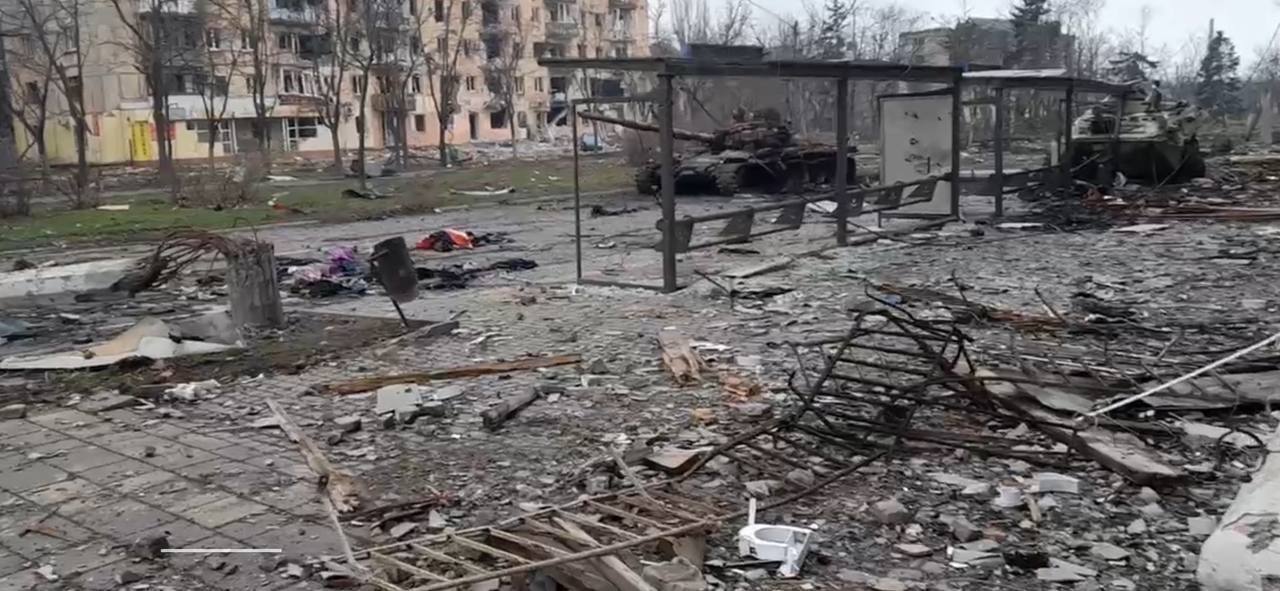 Устрашающая картина из разрушенного Россией Мариуполя