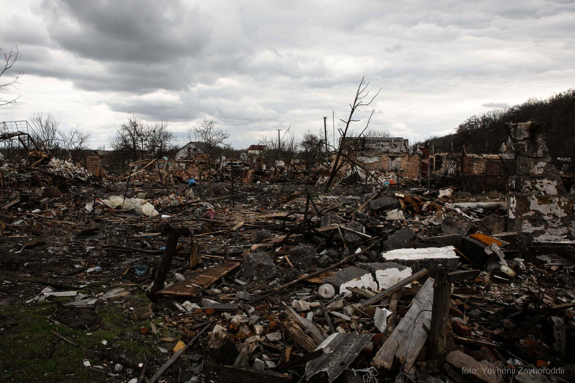 Російські окупанти знищили село на Чернігівщині