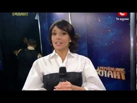 Оксана Марченко на шоу "Україна має талант", 2012 год.
