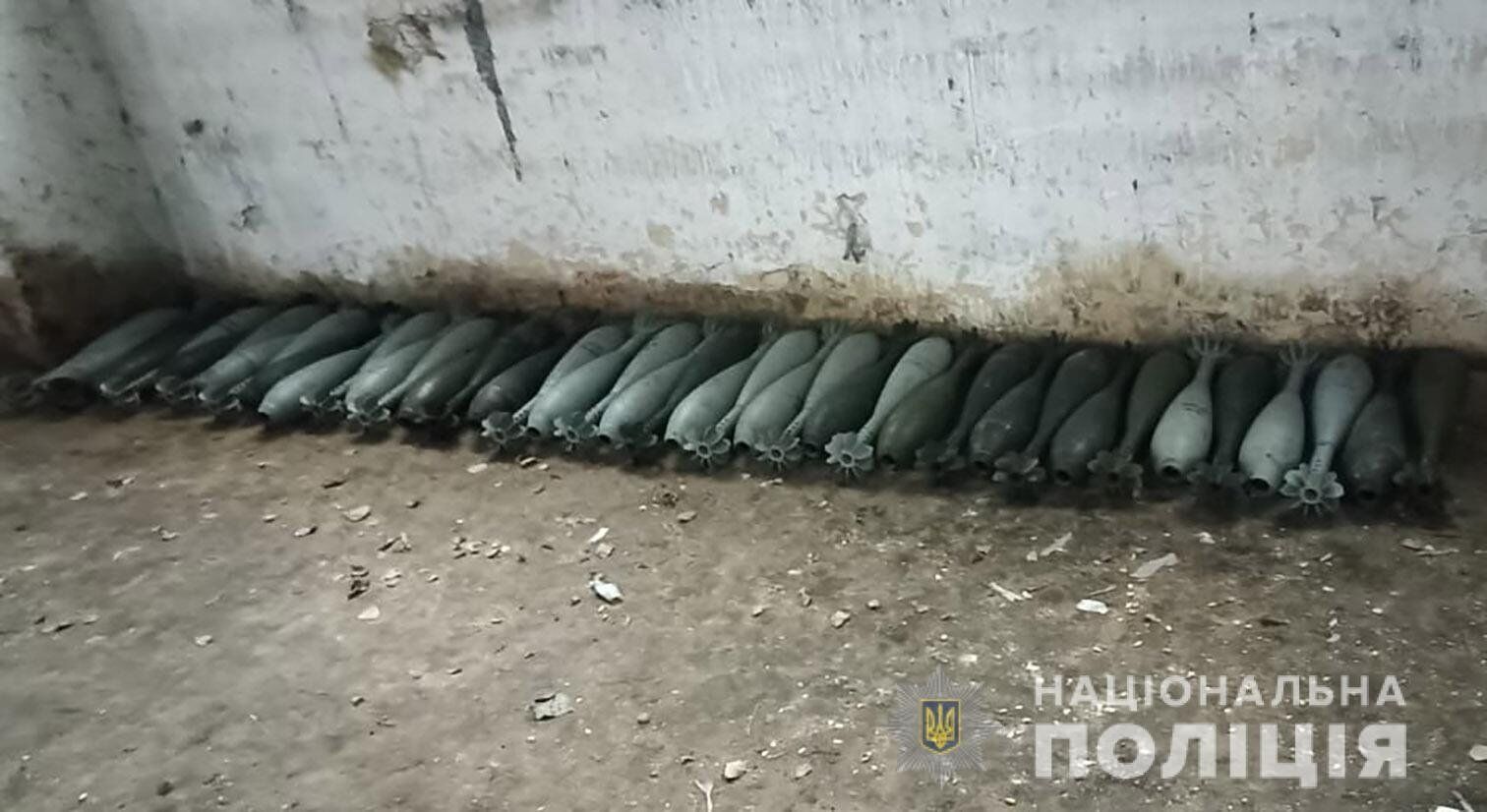 Полицейские обнаружили склад боеприпасов российских оккупантов