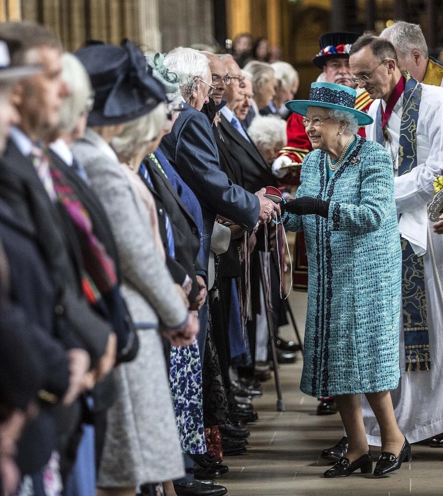 Королева Єлизавета ІІ на церемонії Royal Maundy.