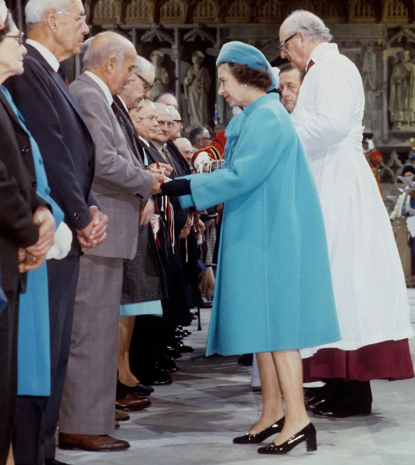 Королева Єлизавета ІІ на церемонії Royal Maundy.