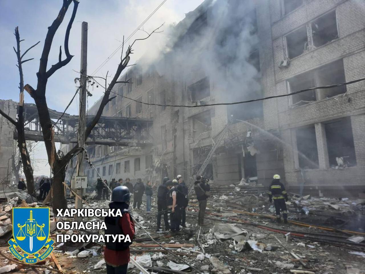 Разрушения в Харькове.