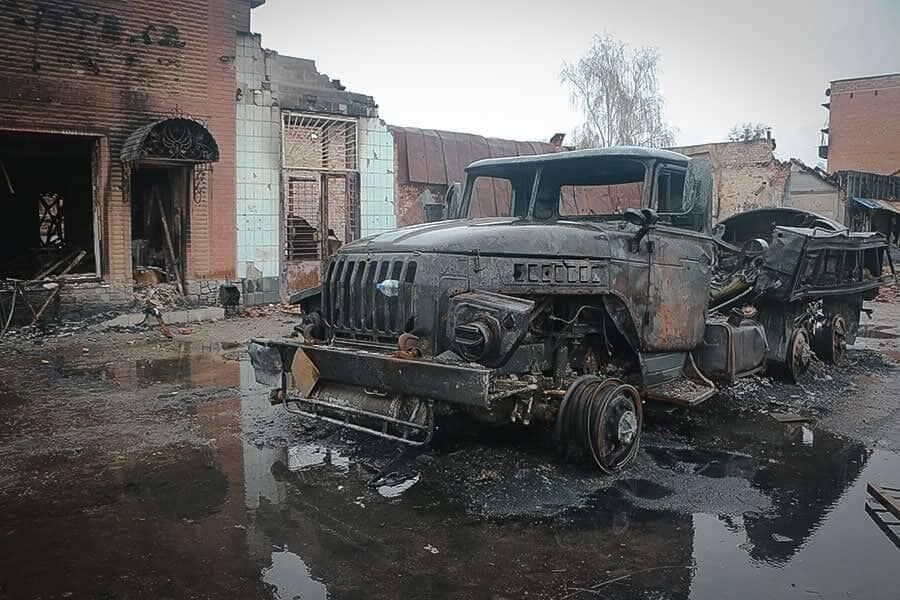 Знищена українськими воїнами техніка окупантів
