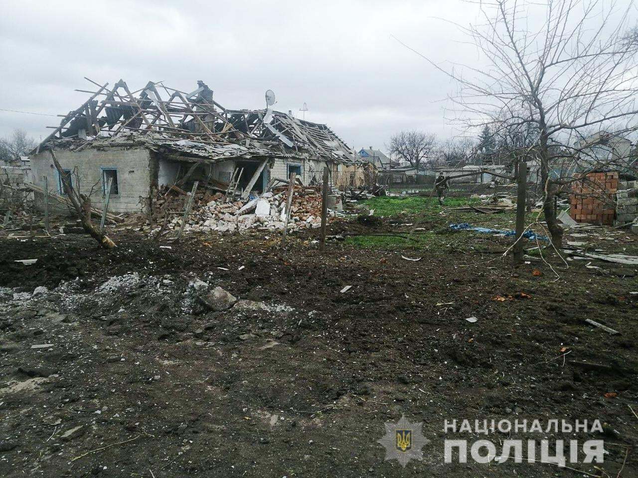 Зруйновано або пошкоджено 5 будинків мирних мешканців