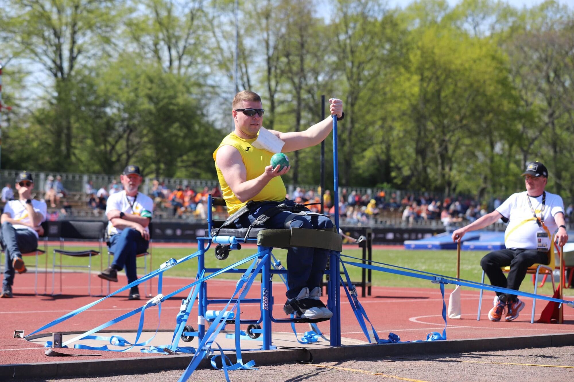 Віктор Легкодух виборов золото на "Іграх нескорених-2022" зі штовхання ядра і подякував "Аптекам Подорожник" за підтримку
