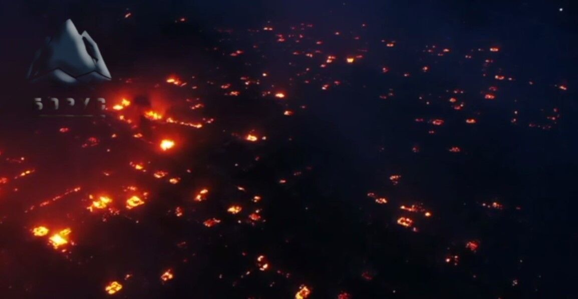 Пожежі знищують цілі села.