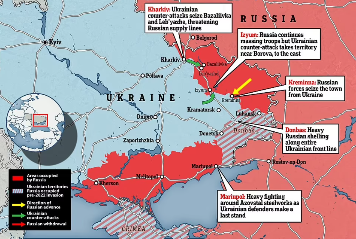 Целью Путина после Донбасса могут стать шесть украинских городов: назван самый опасный сценарий – Daily Mail