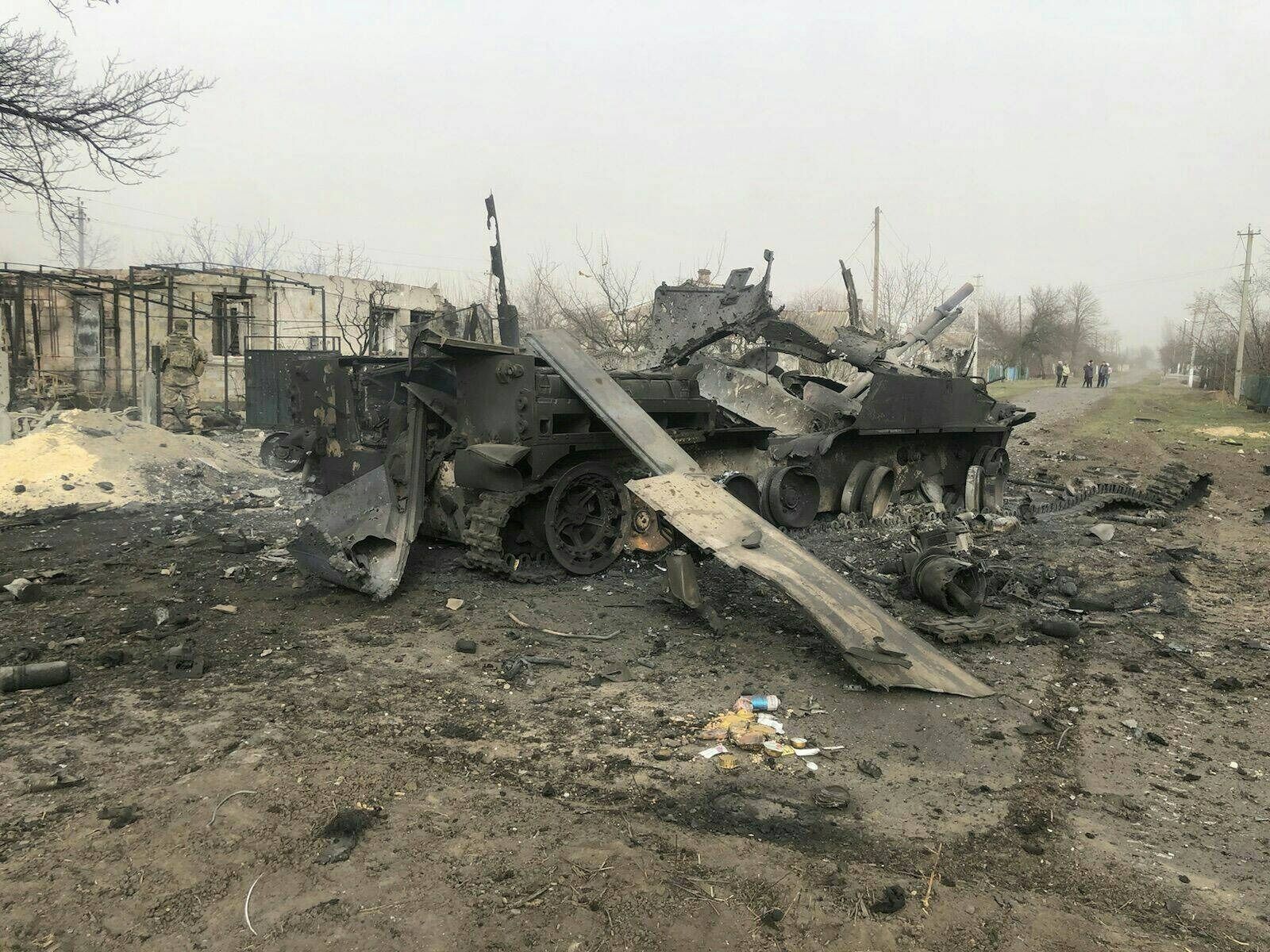 В Донецкой области украинские герои за несколько часов разгромили тактическую группу россиян. Фото