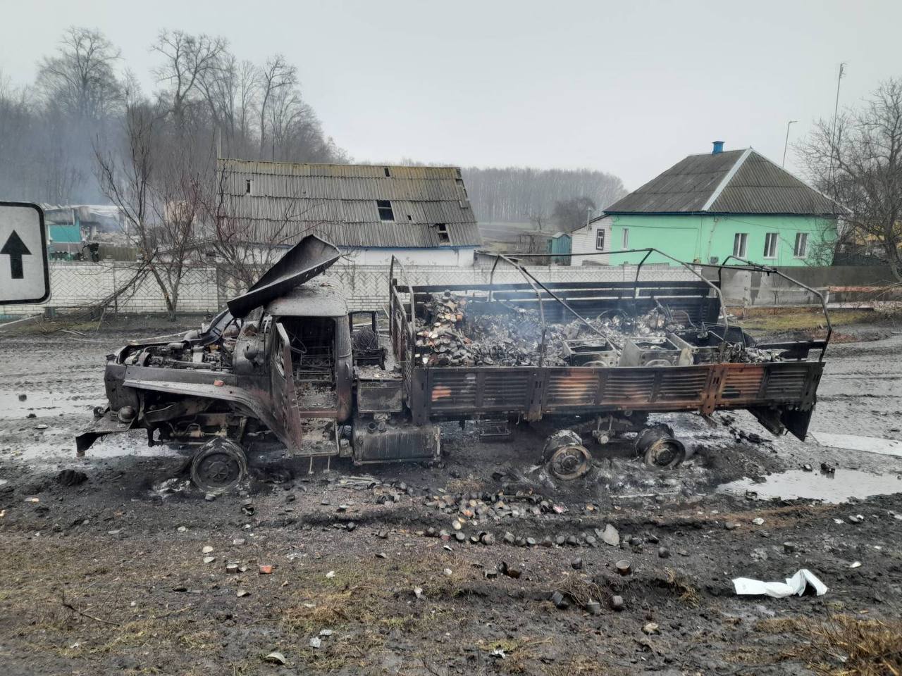 Оккупанты не довезли награбленное домой.