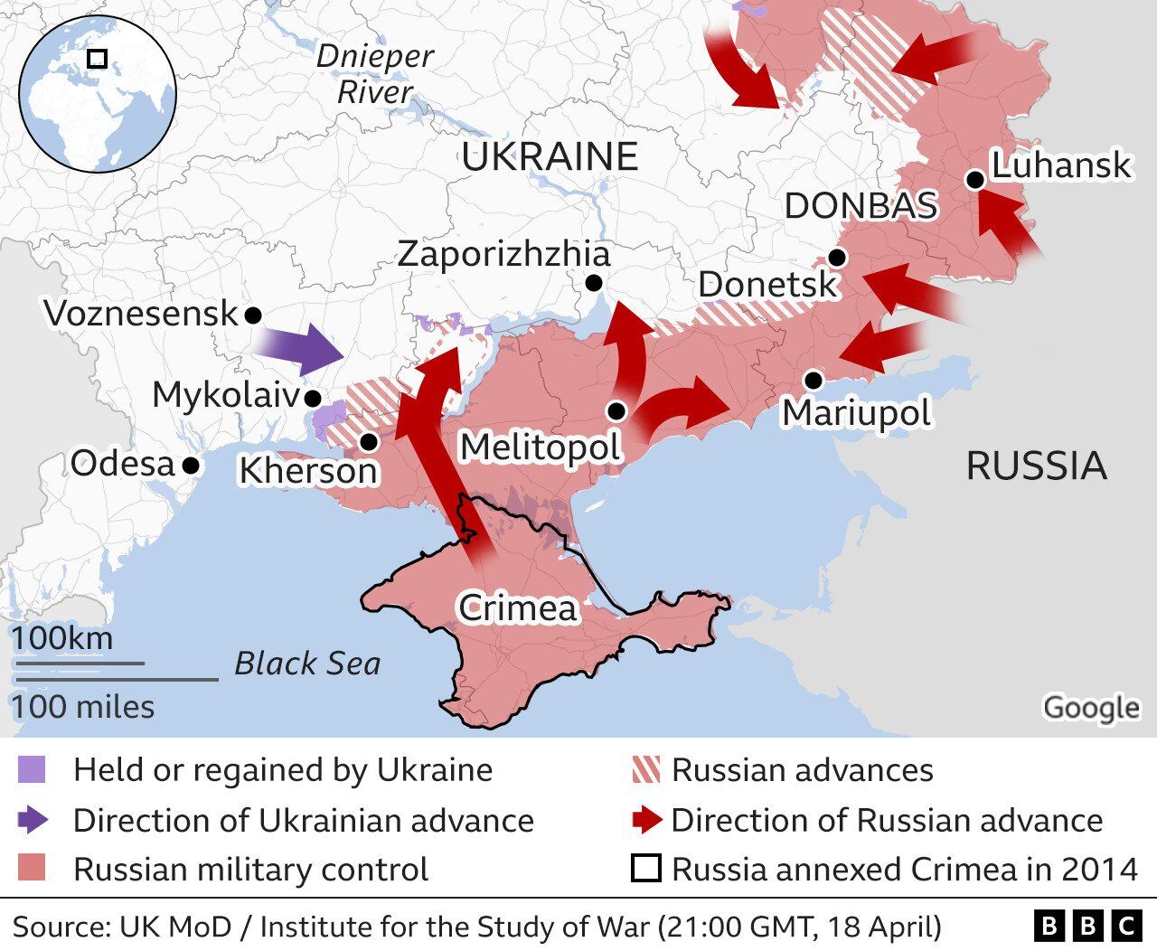 Наступ РФ на півдні України