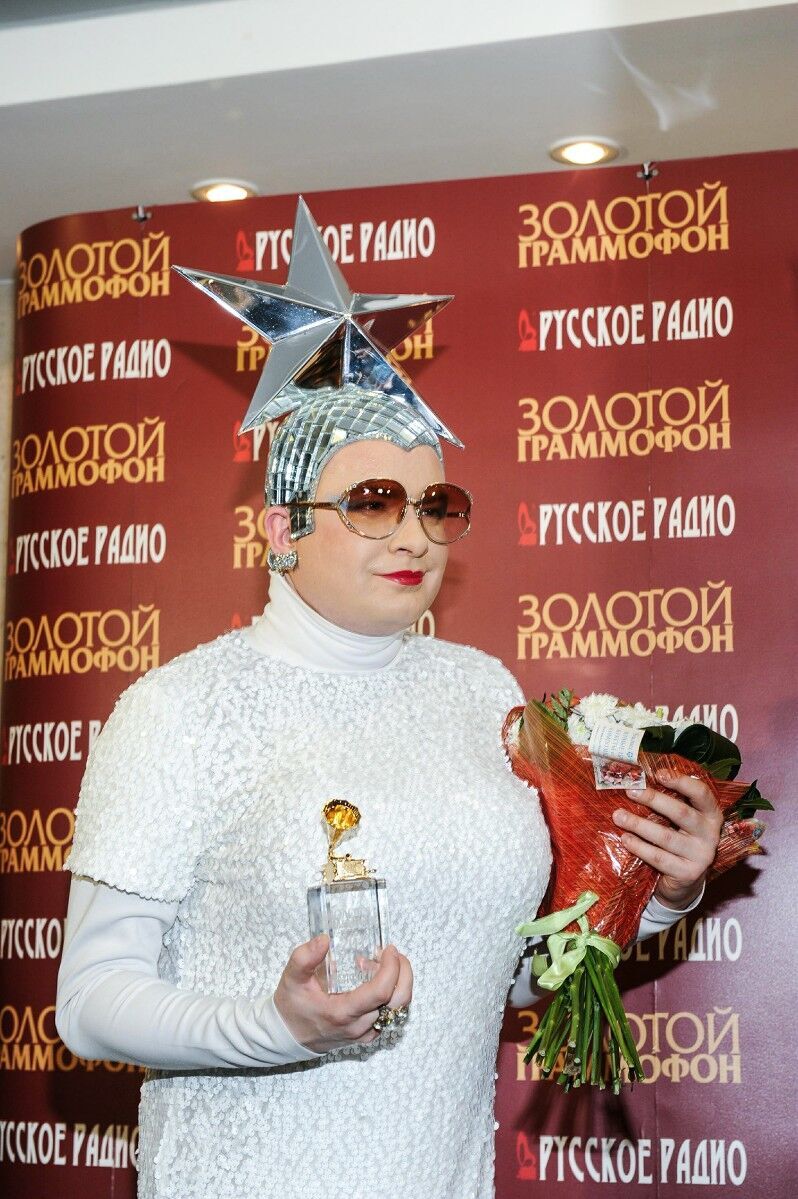 Верка Сердючка получила "Золотой граммофон".