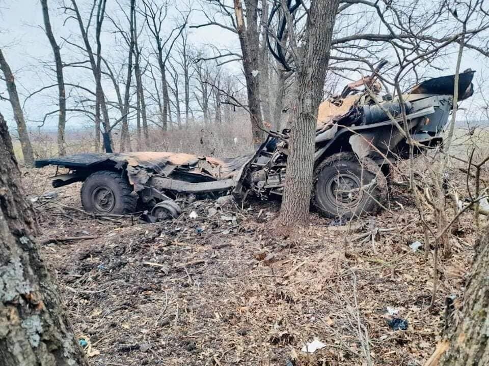 Українські захисники знищили ворожу техніку