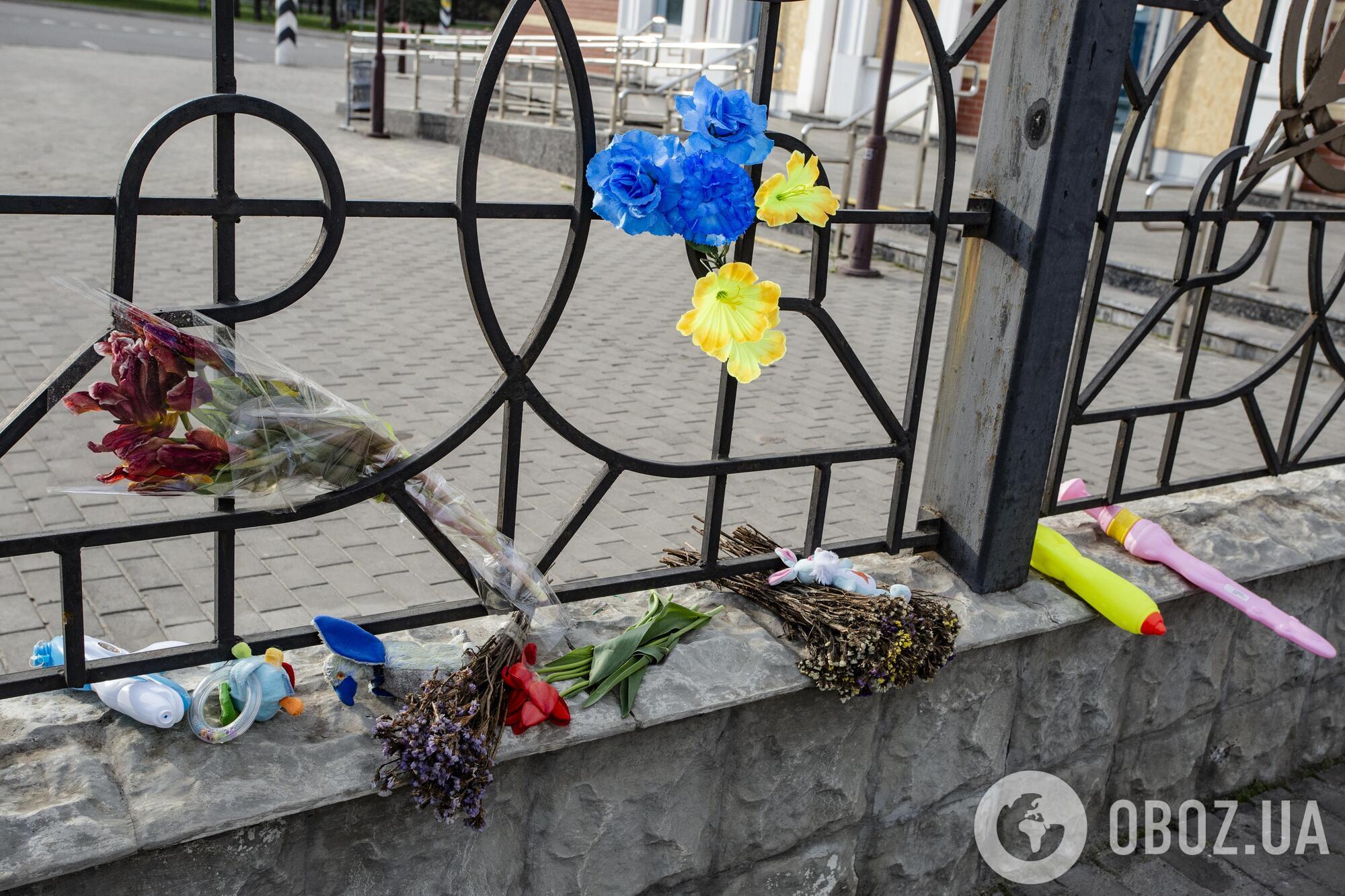 Память о погибших в Краматорске
