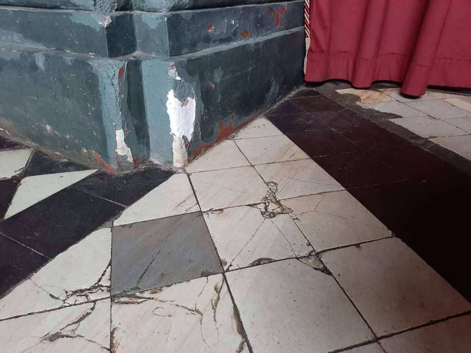 В результате ДТП повреждено имущество собора