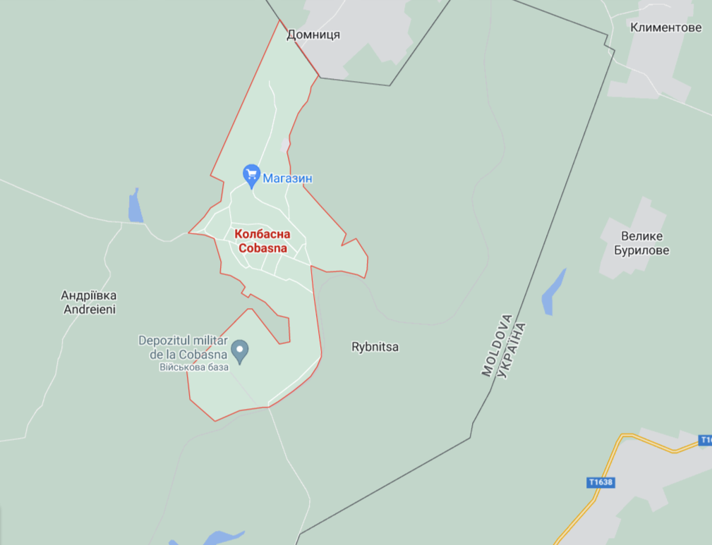 Колбасна находится недалеко от границы с Украиной