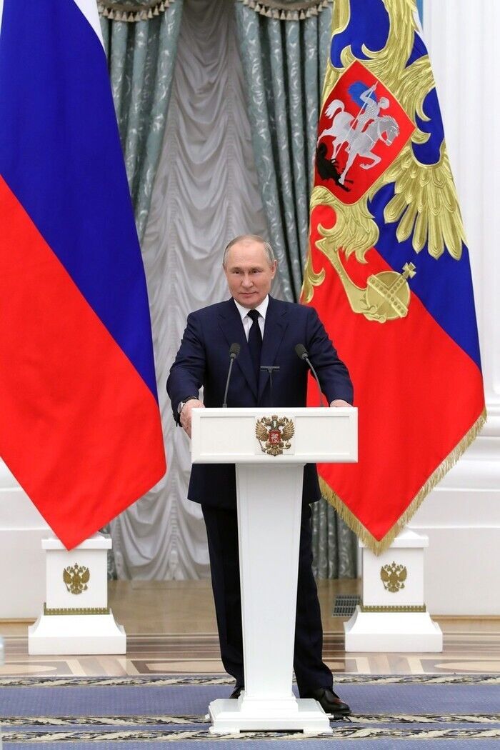 Главарь Кремля Владимир Путин.