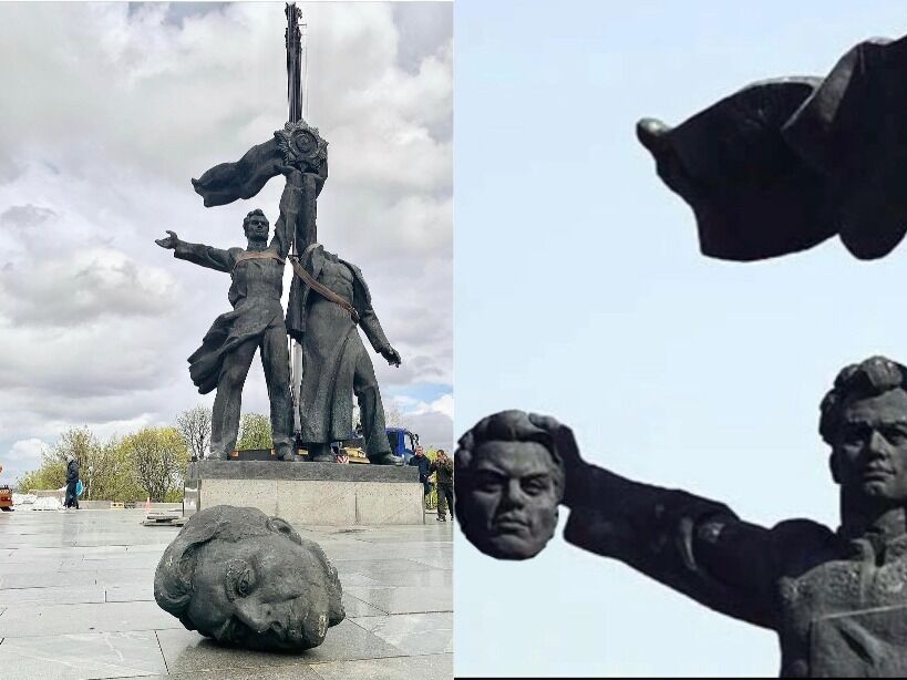 Осадча предложила передать РФ второй вариант монумента.