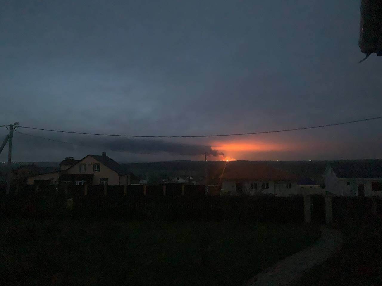 Спалах нібито в небі над селом під Бєлгородом
