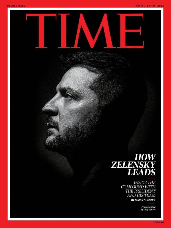 Владимир Зеленский на обложке журнала.