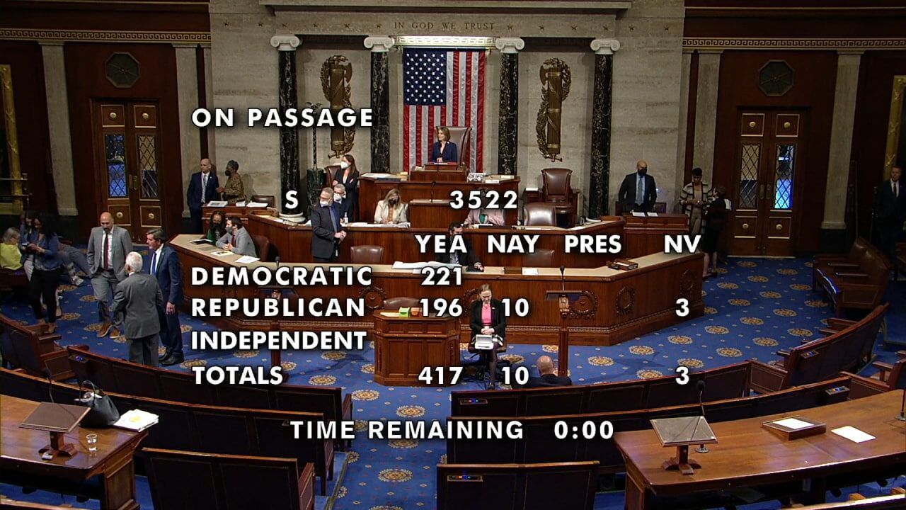 Законопроект был поддержан 417 голосами