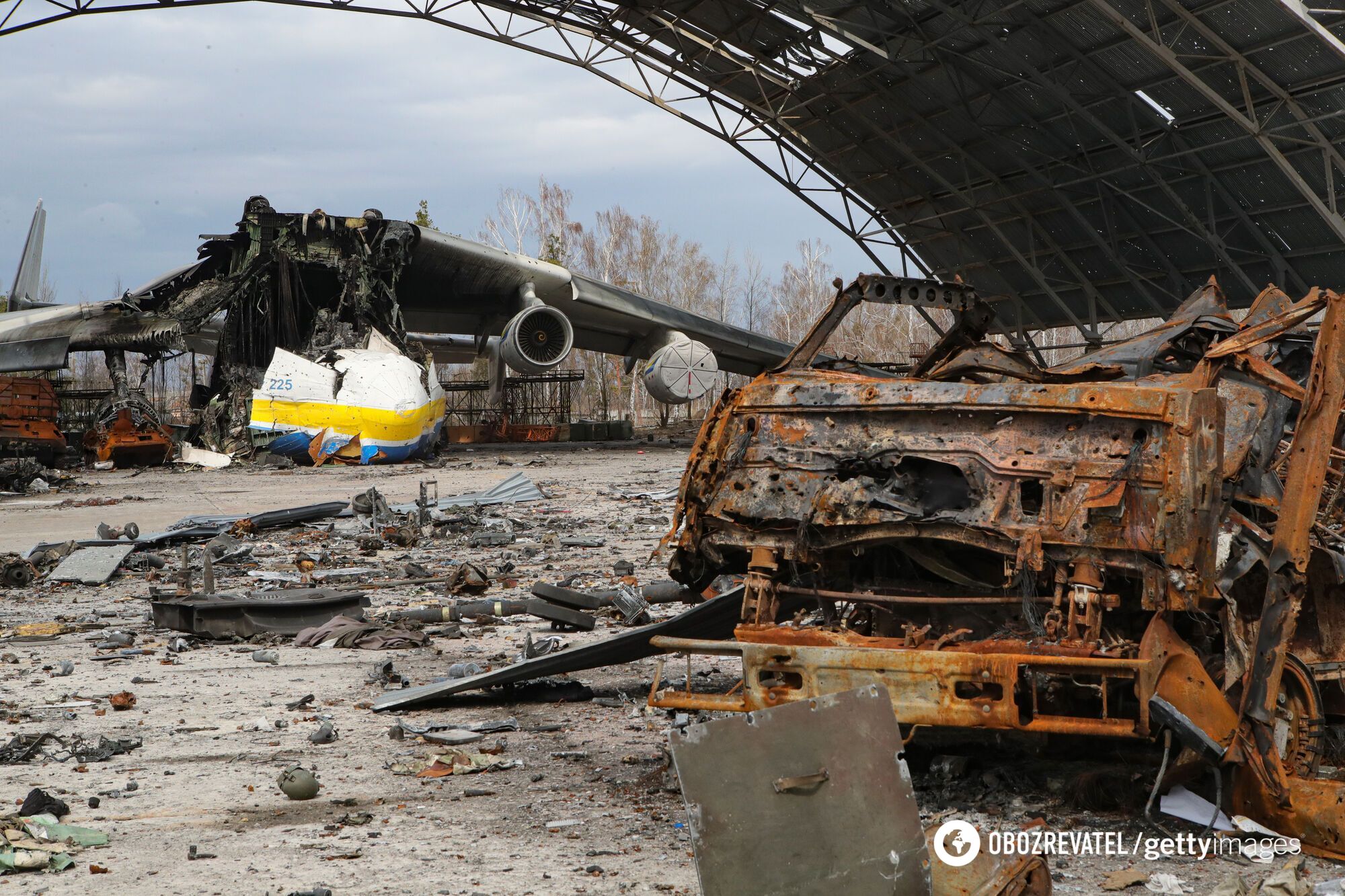 В боях за аеропорт была уничтожена украинская "Мрия"