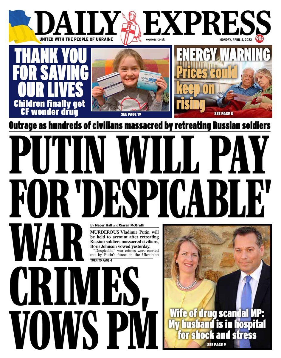 Газета написала про злочини Путіна