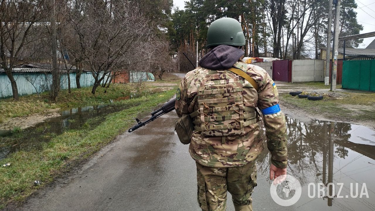 Українські захисники в Бучі