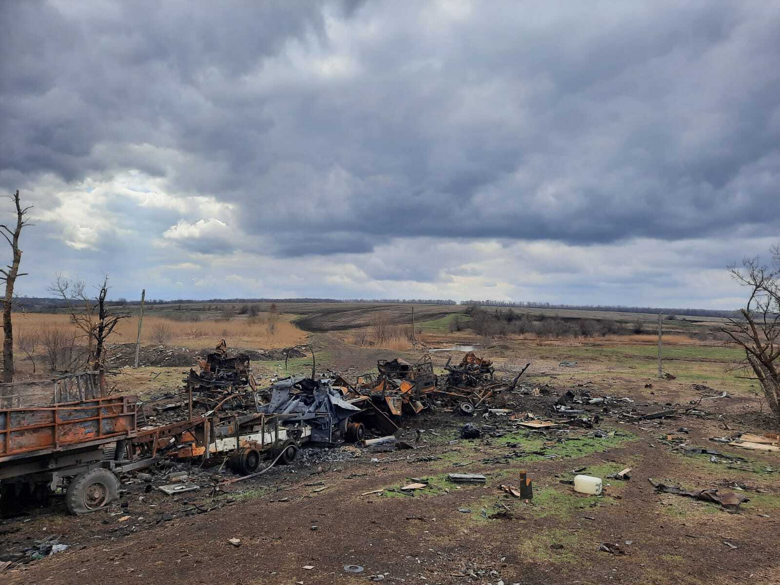 Розбита ворожа техніка