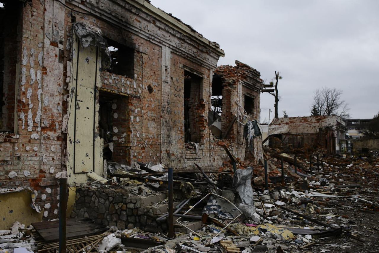 Результаты обстрелов российскими военными украинских городов.