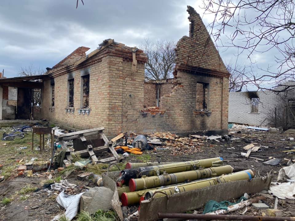 В сети показали масштаб разрушений села