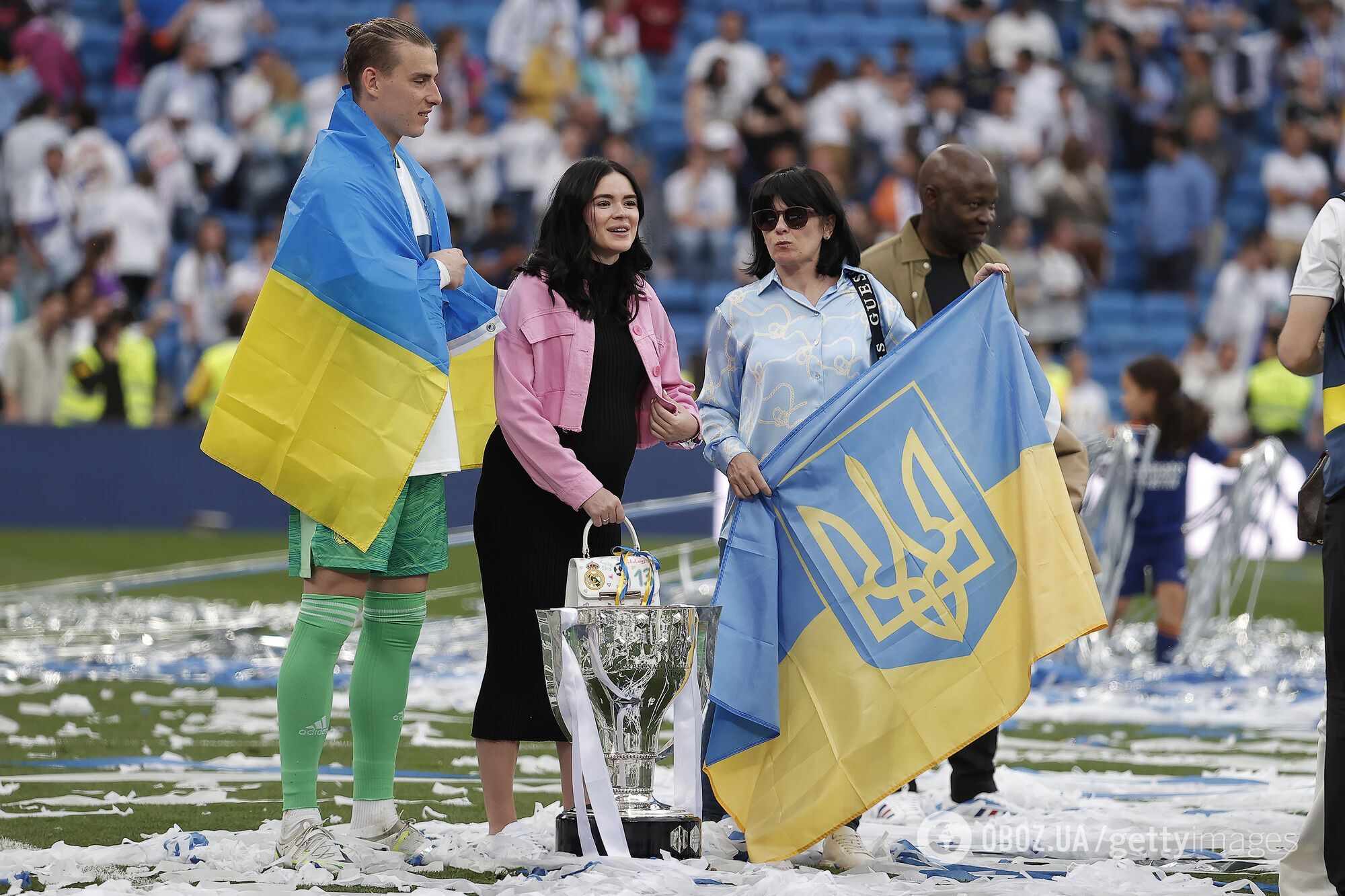 Лунін із прапором України