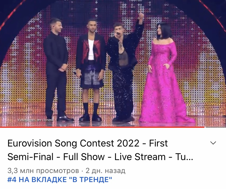 Kalush Orchestra обошли всех участников Евровидения-2022 и побили рекорд YouTube