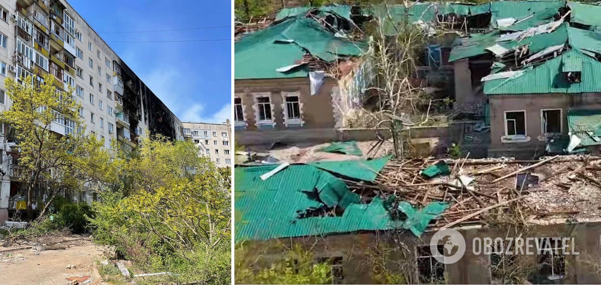 Последствия обстрелов РФ населенных пунктов Луганской области