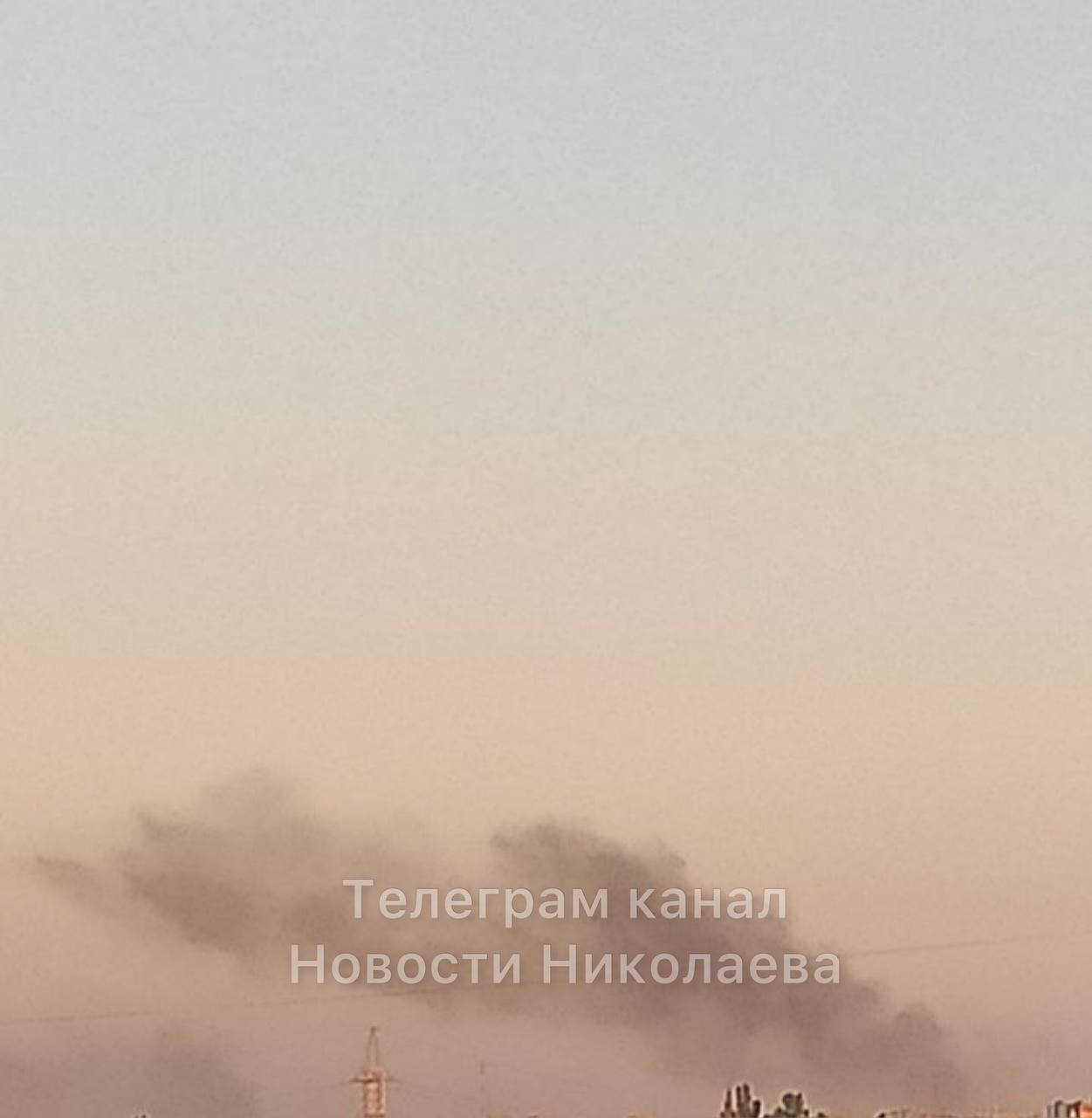 Кадры с места взрыва на Николаевщине